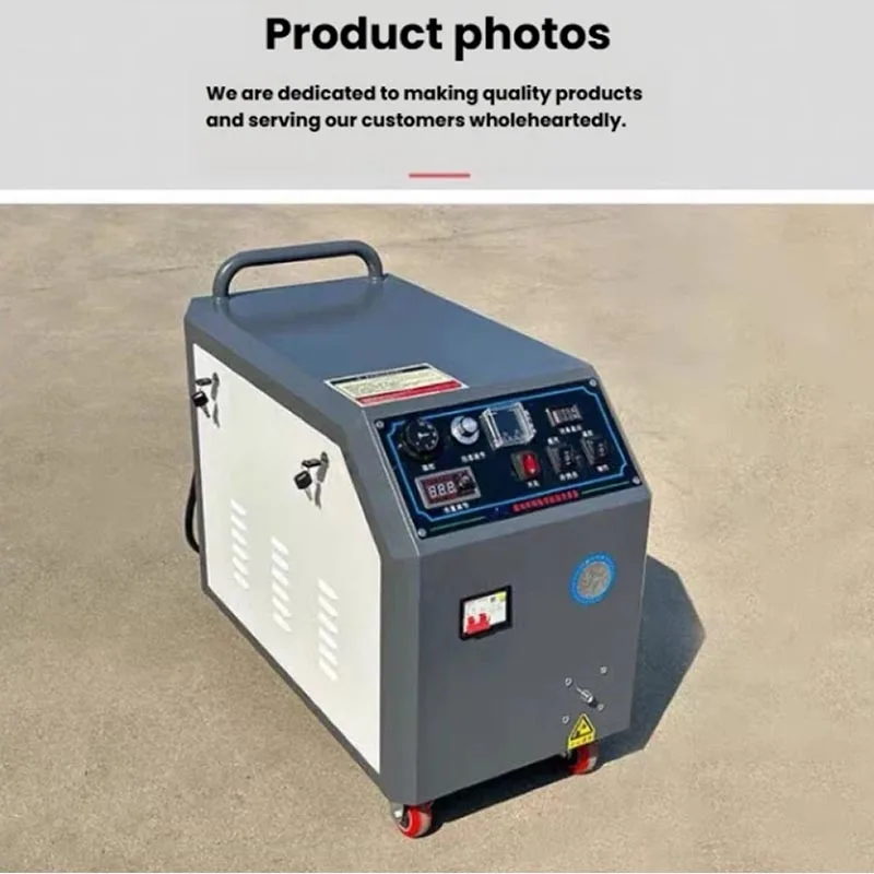Limpiadora a Vapor Portátil con Ruedas, Control Digital, Alta Presión y Alta Temperatura, Carro Móvil, Máquina de Lavado a Vapor para el Hogar, Personalizable