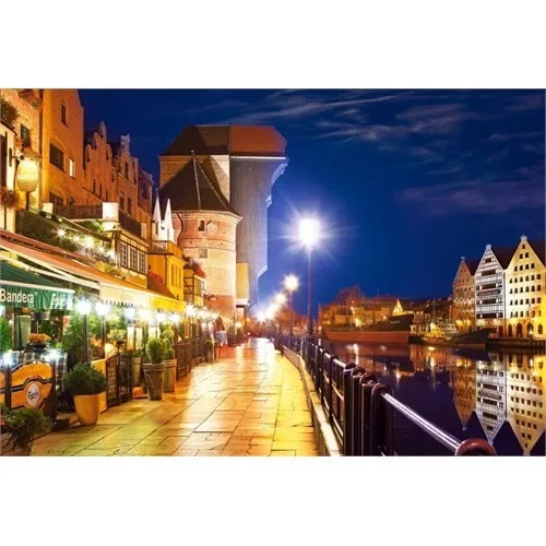 Castorland 1000 Piece Puzzle Gdansk Waterfront At Night