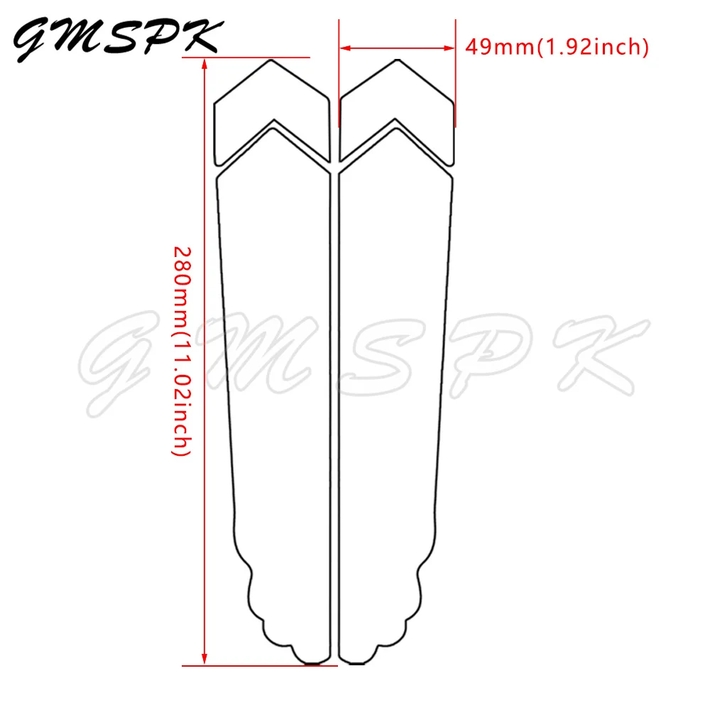 Universal Laser Fork Vinyl Stickers, Waterproof Holographic Decals for Motorcycle & Bike, Assorted Patterns