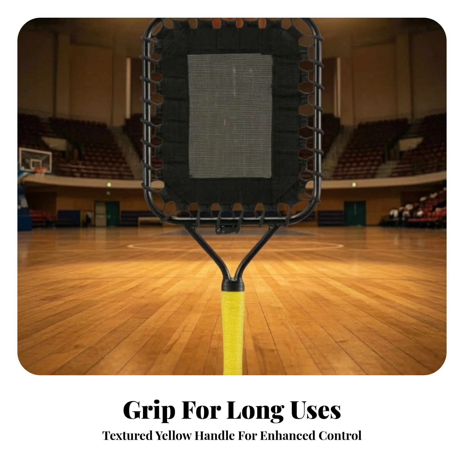 Pickleball Training Racket Portable Pickleball Rebound Racket Net Single Player Non-Slip for Beginners, Outdoor Practice