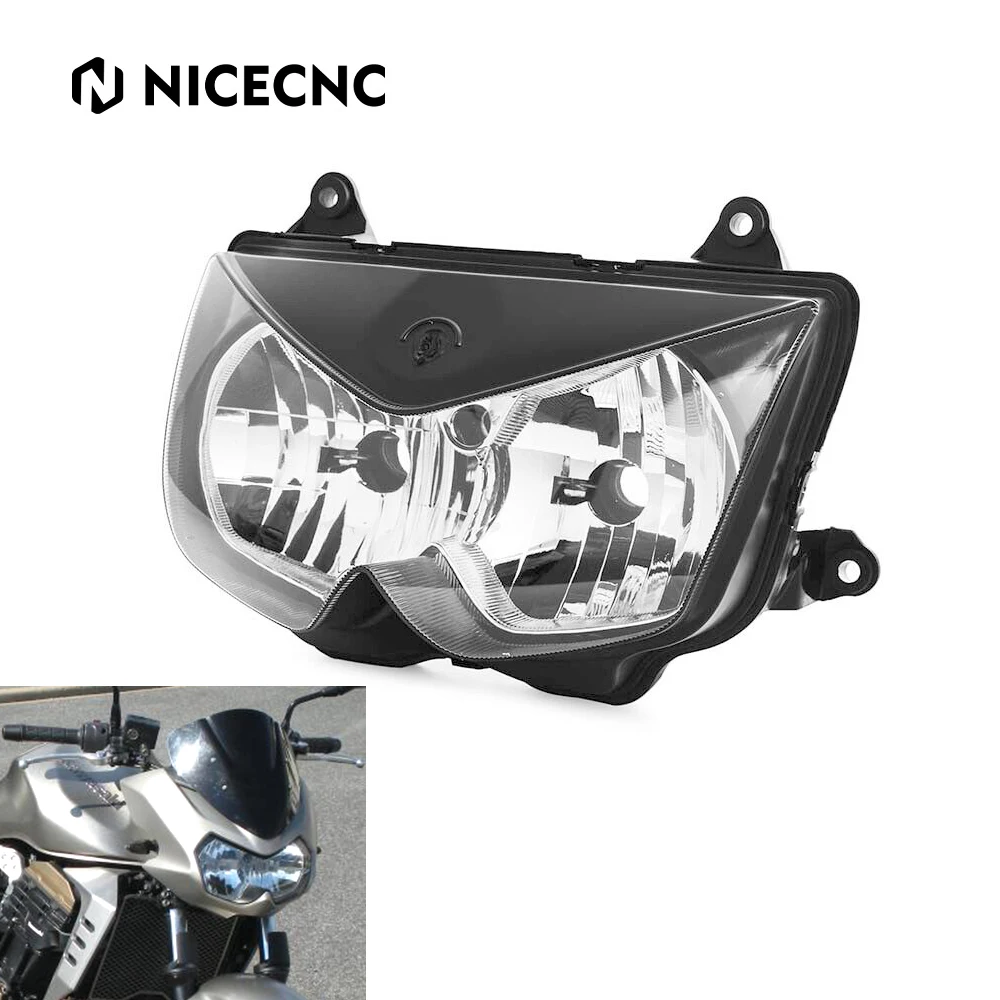 

Motorcycle Clear Lens Headlight Headlamp Assembly for Kawasaki Z750 ZR750 2004 2005 2006 Z750 Z750R Headlights Housing Case