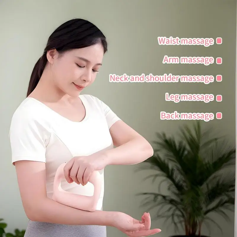 

Vibrating Massager Small Vibration Massager Electric Massage Ring Portable Massaging Belt For Body Muscles Rest Thigh Gym Women