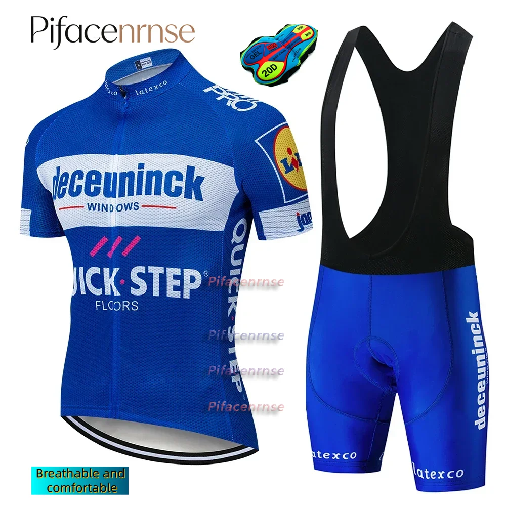 

Team Men's Cycling Jersey Set Summer Cycling Clothing Bike Clothes Uniform Maillot Ropa Ciclismo Hombre Bicycle Suit
