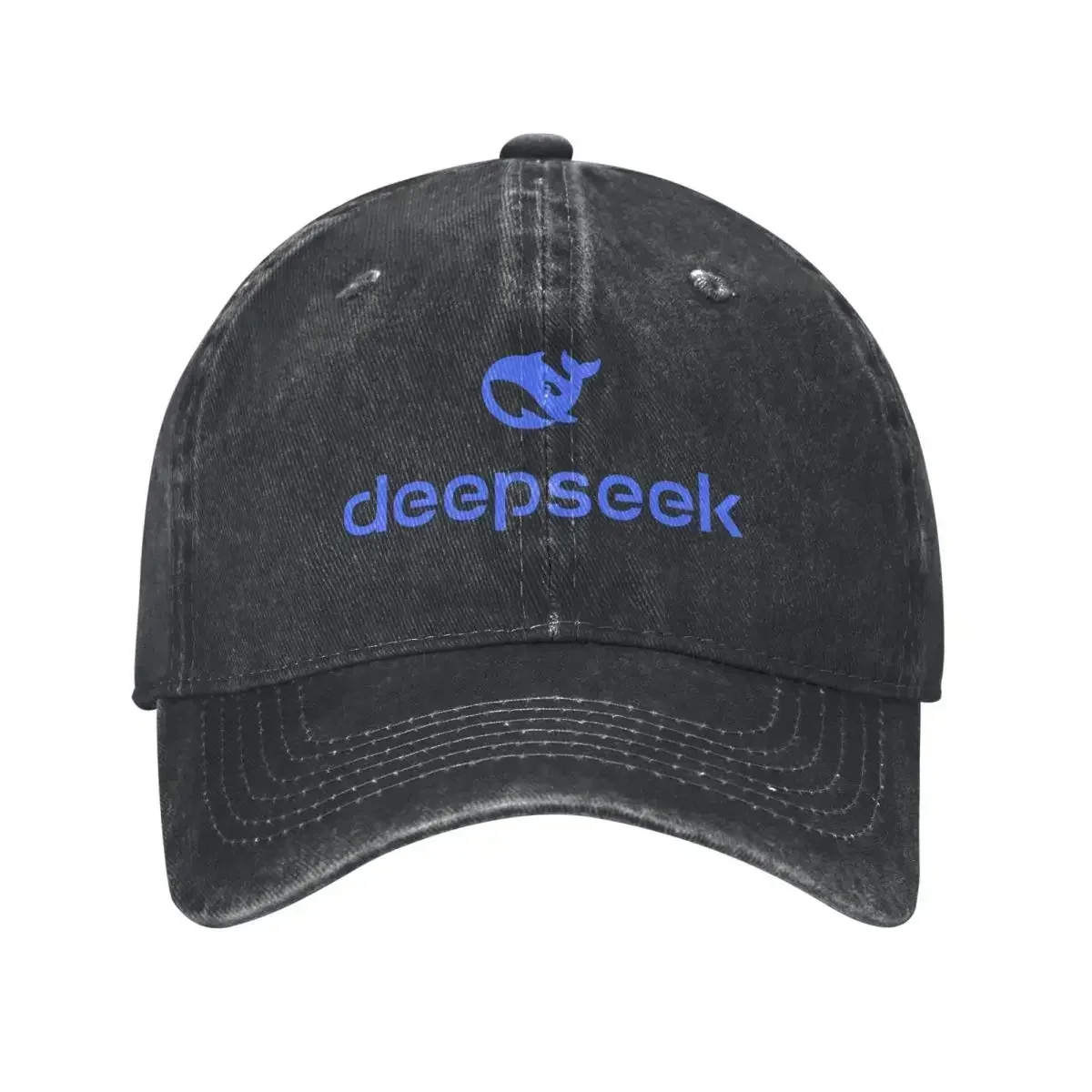 New Deepseek AI Programmer Unisex Baseball Caps Coder Web Developer Distressed Washed Hats Cap Casual Outdoor Summer Snapback Ha