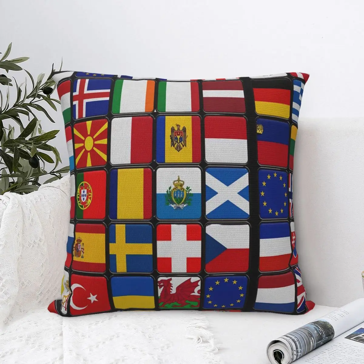 

Pillow Case Flags Of All Countries Soft Pillow Cover Vintage Cushion Cover Graphic Pillowcases For Wedding Party Home Decor