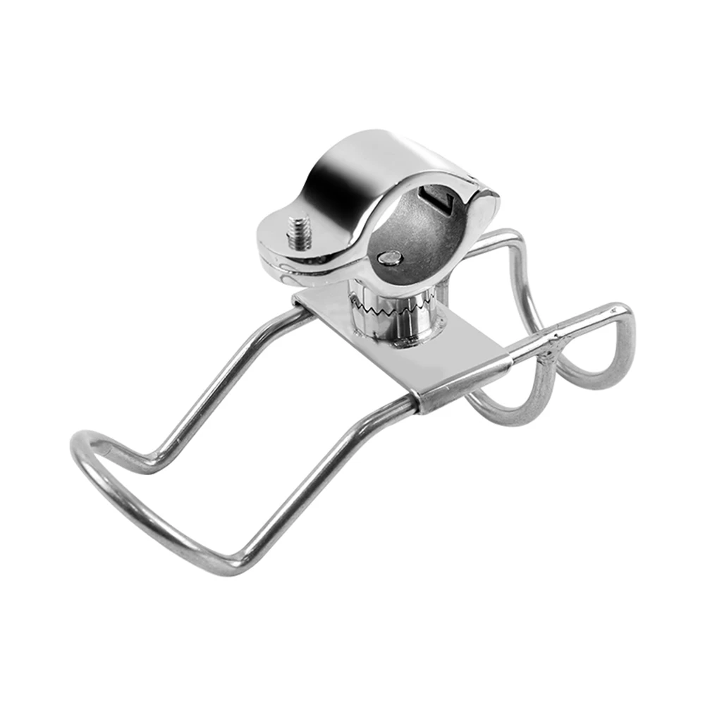 Boat Fishing Rod Holder Clamp-on Stainless Steel 25/32mm Rail Mount Pole Bracket Mount Boat On Rail Boat Accessories view 6