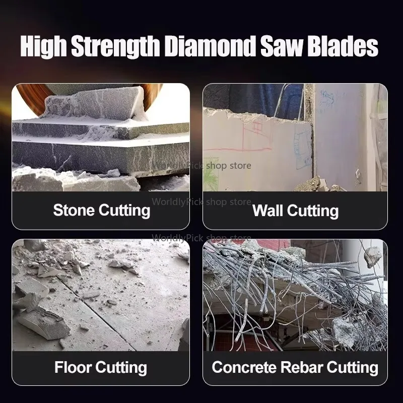 Электрическая кольцевая пила высокой мощности 4500 Вт, многофункциональный станок для резки бетона и камня, инструмент для резки стен