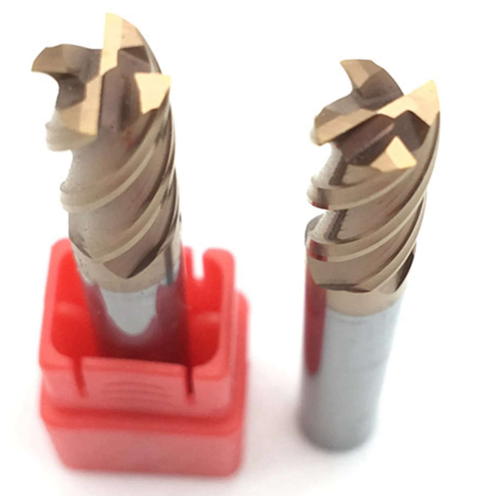 Y42A-10PCS 6Mm 4 Flute Carbide Endmills CNC Milling Cutter Milling Slotting Profiling Face Mill Spiral Bits