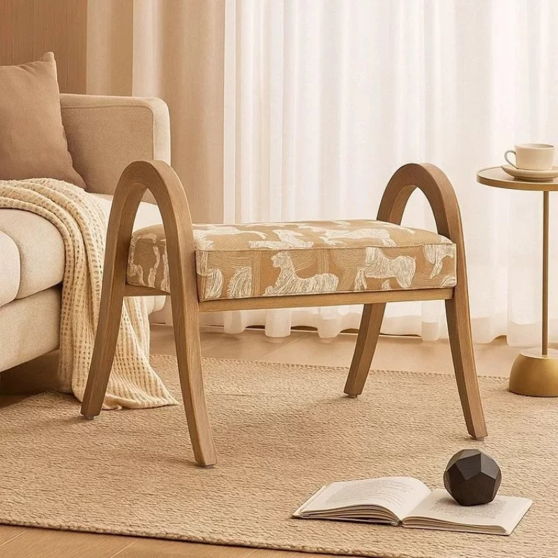 Renaissance-style Vanity Stool Minimalist Modern Vanity Stool Entrance Touch Charm Home Furniture Sgabello Per Trucco ZY40HZD