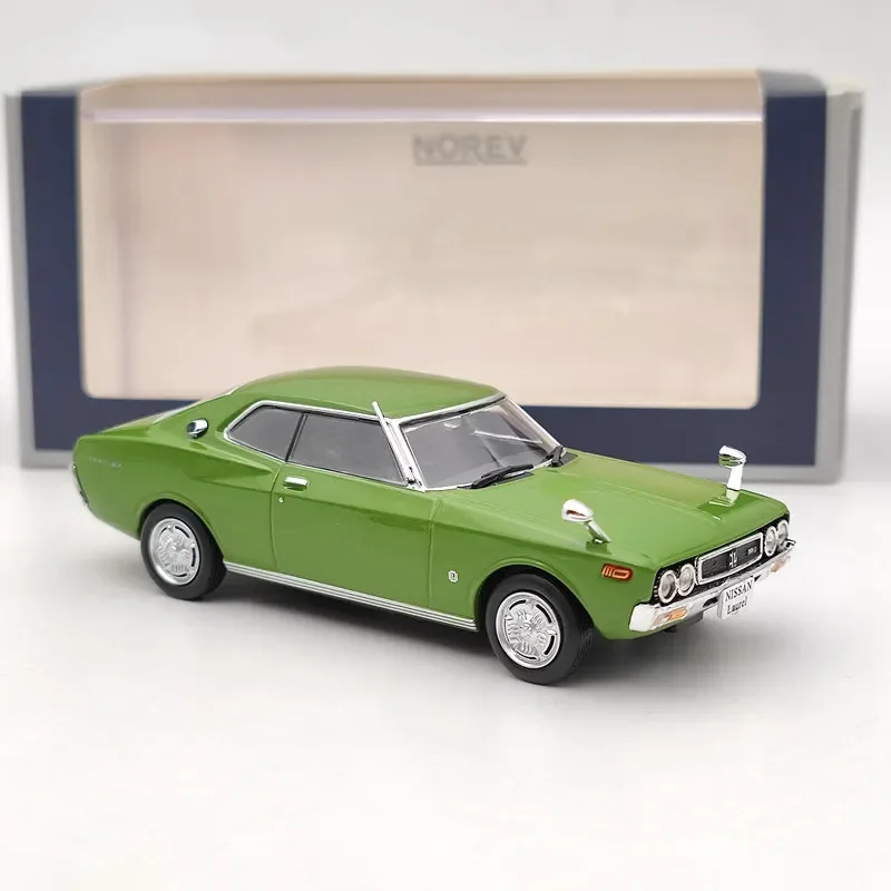 Diecast Alloy 1/43 Scale Laurel Hard Top 2000 Green Classic Car Model Adult Collection Gift Display Toy Souvenir