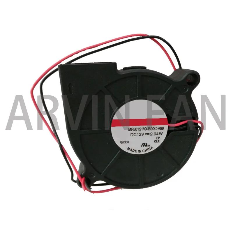 MF5015VX-B00C-A99 3D Printer Blower Fan 5015 12V  0.17A Magnetic Suspension Bearing Fan Centrifugal DC Cooling Turbo fan