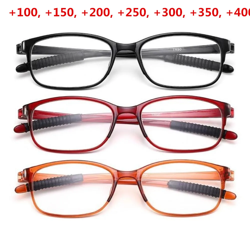 New Reading Glasses Men Women Ultra-light Narrow Frame Magnifying Glasses Clear Lens Anti Blue Light Glasses Computer Computer