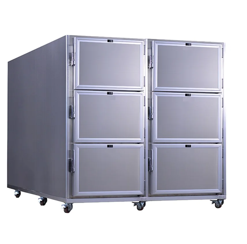 Good Price Morgue Equipment 1/2/3/4/6/8/9 Bodies Medical Morgue Refrigerator Mortuary Refrigerator Freezer For Hospital