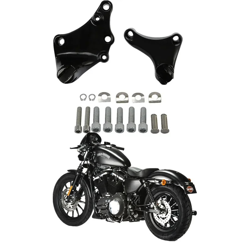 

Для Harley Sportster 2014-2022 Iron 883 1200 Custom 48 72 SuperLow Roadster мотоциклетные комплекты креплений для подножки пассажира