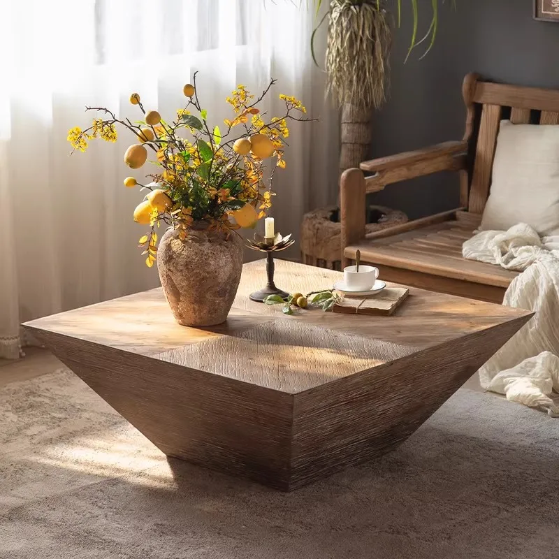 Luxury-Style Hotel Decoration Side Table Placing Vases Retro style Home Living Room Artistic Ornaments Customized Coffee Table