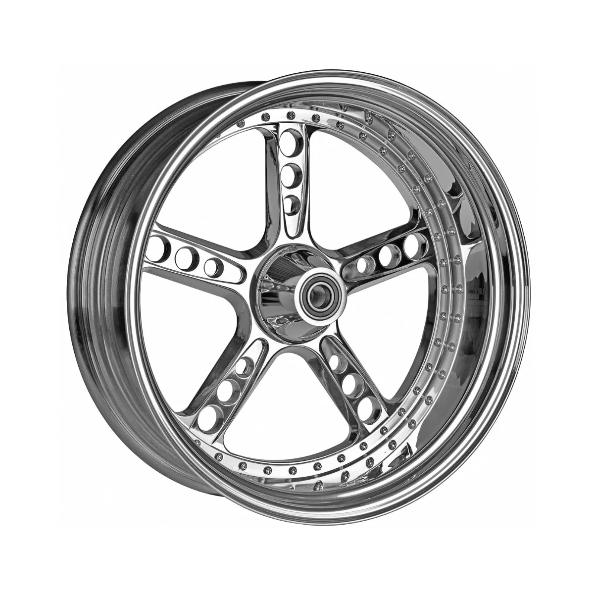 

Front & Rear Wheel Black Aluminum Alloy Motorcycle Wheels Rim Accessories for Harley 14-later XL883N XL1200V Models