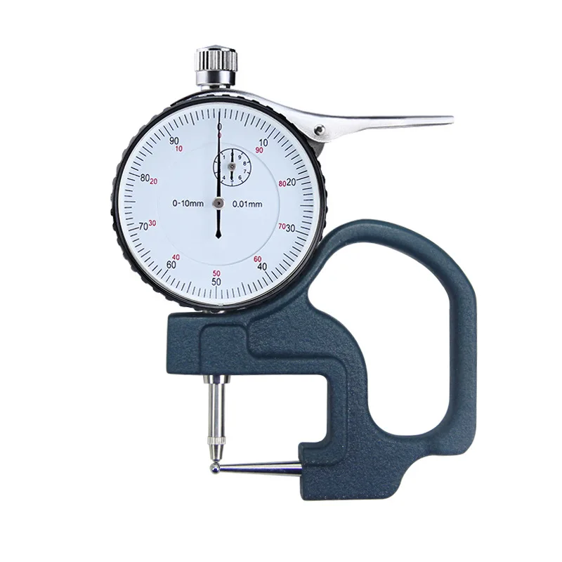 B50 0-20mm Dial Thickness Gauge Curved Tip 0-10mm For Hollow Pipe Or Circular Tube Caliper Gauge  thickness digital tester