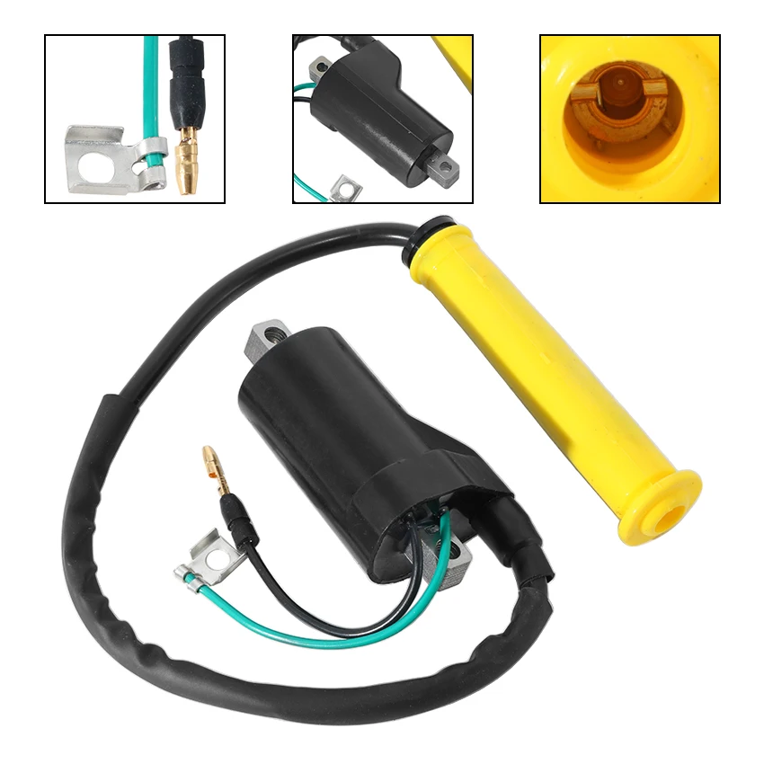 High Voltage Pack Ignition Coil For Honda NX650 Dominator 650 NX500 Dominator 500 XR400R TRX400 TRX400X OEM:30700-KCZ-000 view 4