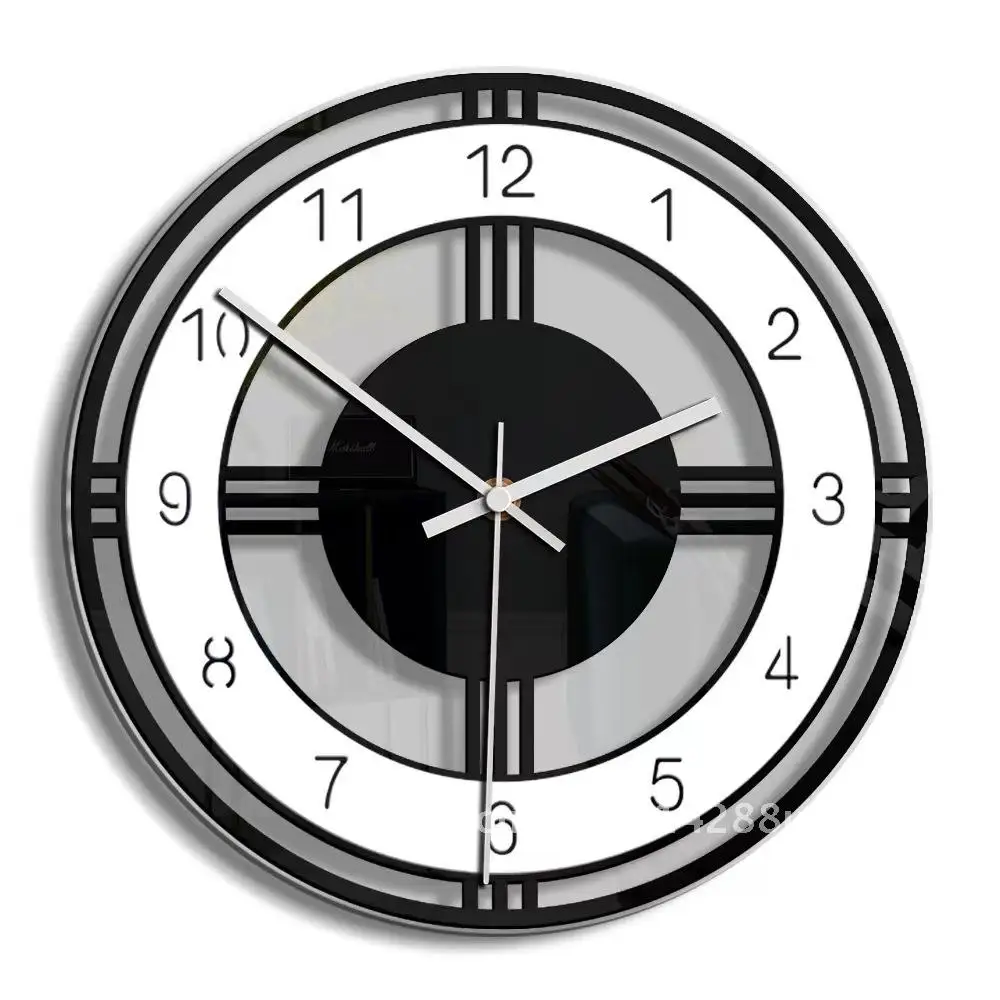 Creative wall clock, silent and popular watch, simple decoration for living room, fashionable watch