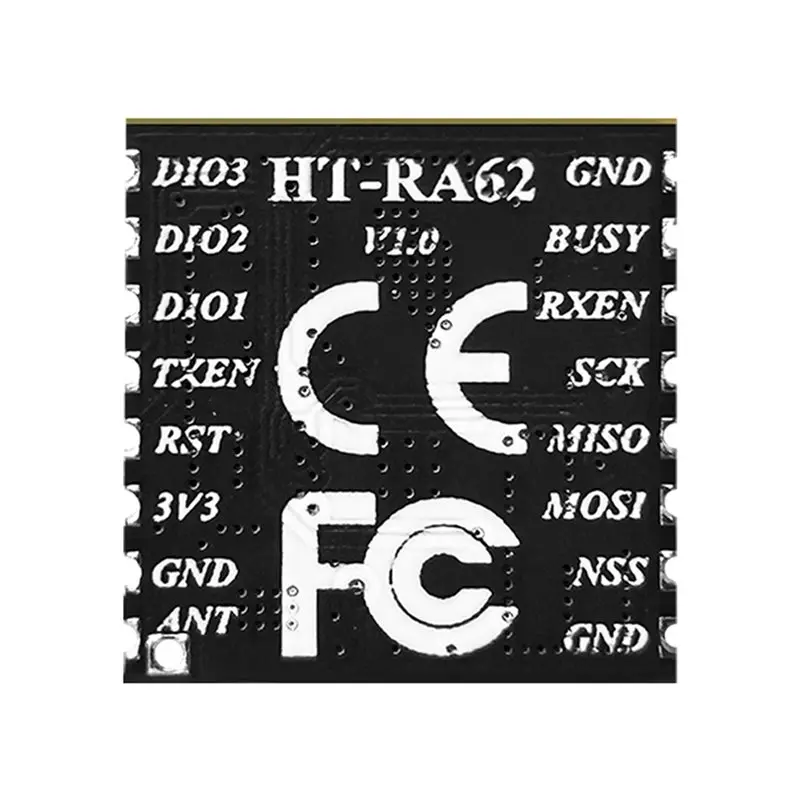 DTB7 5X HT-RA62 LoRa Series Module SX1262, LoRaWAN Protocol 863-928MHz with Antenna, Ultra-Long Range for IoT, Secondary