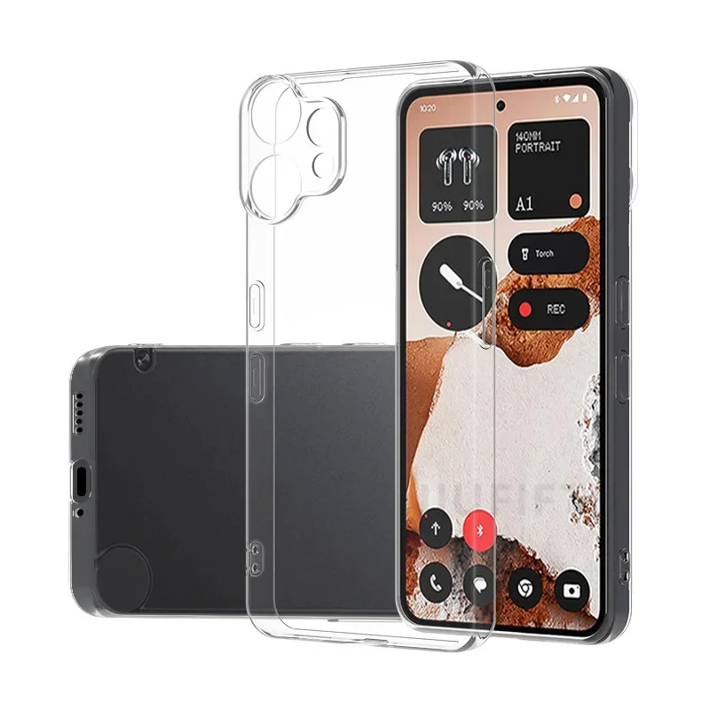 Simple Slim Soft TPU Clear Transparent Phone Case On For Nothing CMF Phone 2 Pro 5G CMFPhone2Pro Cover Fundas Capa Carcase Capa