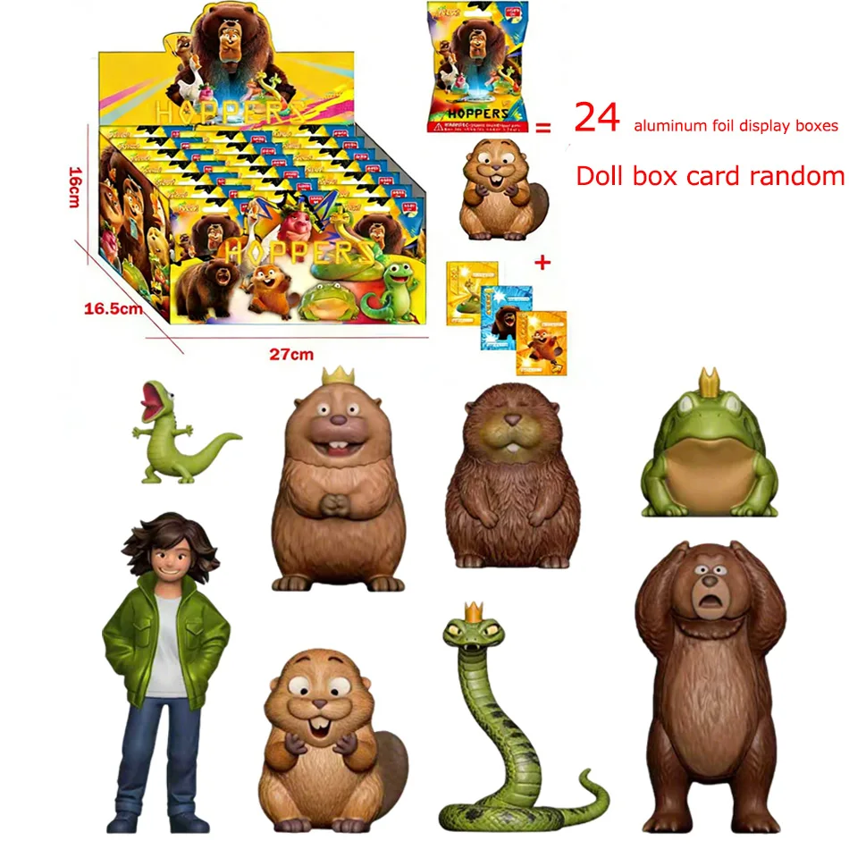 

Новая коллекционная фигурка-трансформер «Бобер» 2026 года: Том/Кинг Джордж/Мэйбелл, ручная работа, ПВХ, случайный выбор, подарок для детей