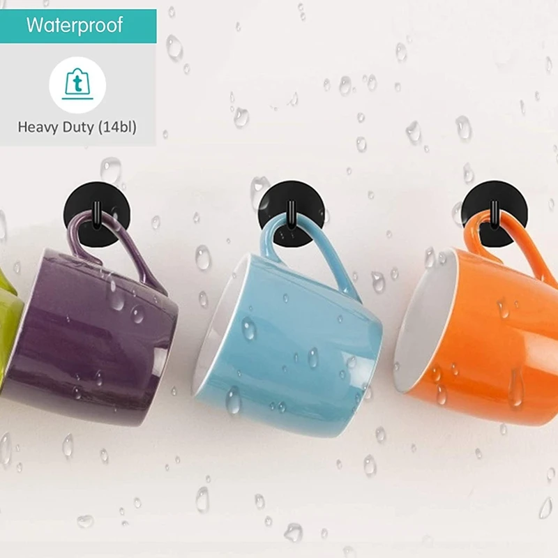 접착 후크 욕실 후크, 벽 로브 후크, 스테인레스 스틸 타월, 방수 후크, 코트, 수건, 욕실용