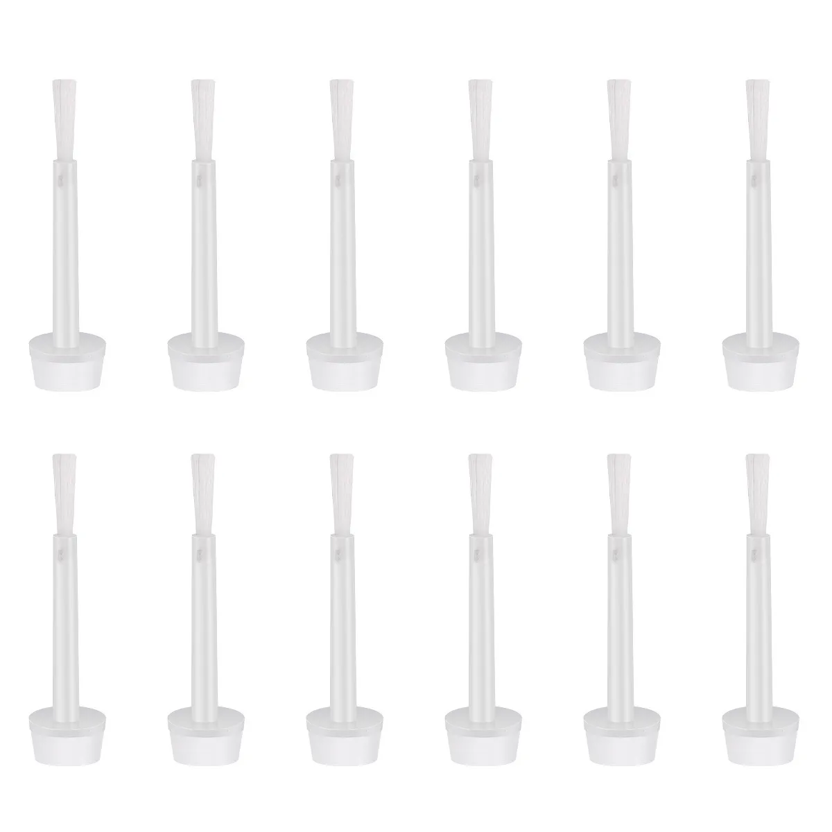 100Pcs Liquid Nail Polish Brush Replacement Soft Bristles Easy Install Manicure Tool Durable High Quality Nail Polish Brush