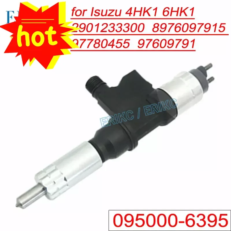 095000-6395 095000-6391 Fuel Injection 095000-6390 Diesel Injector Nozzle For Denso ISUZU 4HK1 6HK1 8-97609791-5 8-97609791-1