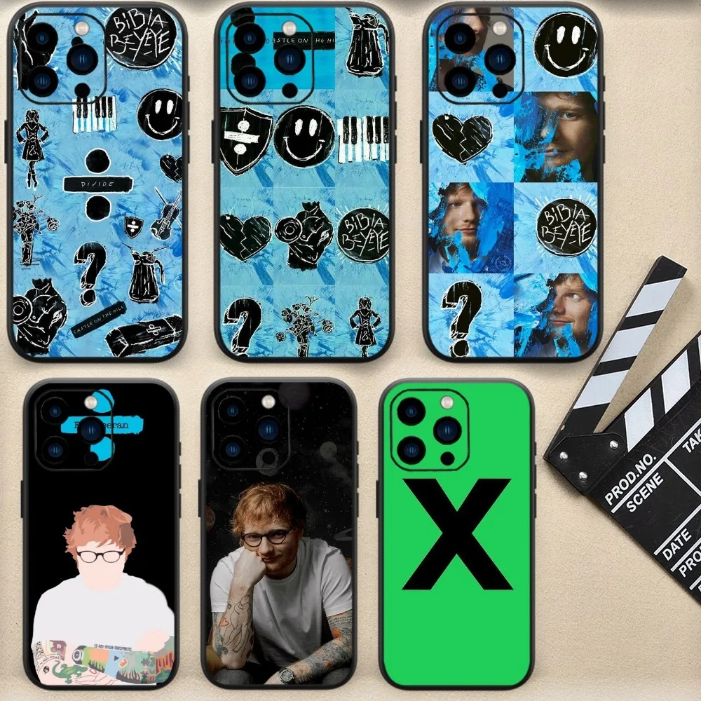 Ed S-Sheeran Phone Case For iPhone 13 14 15 11 12 Mini Pro Max Transparent Shell