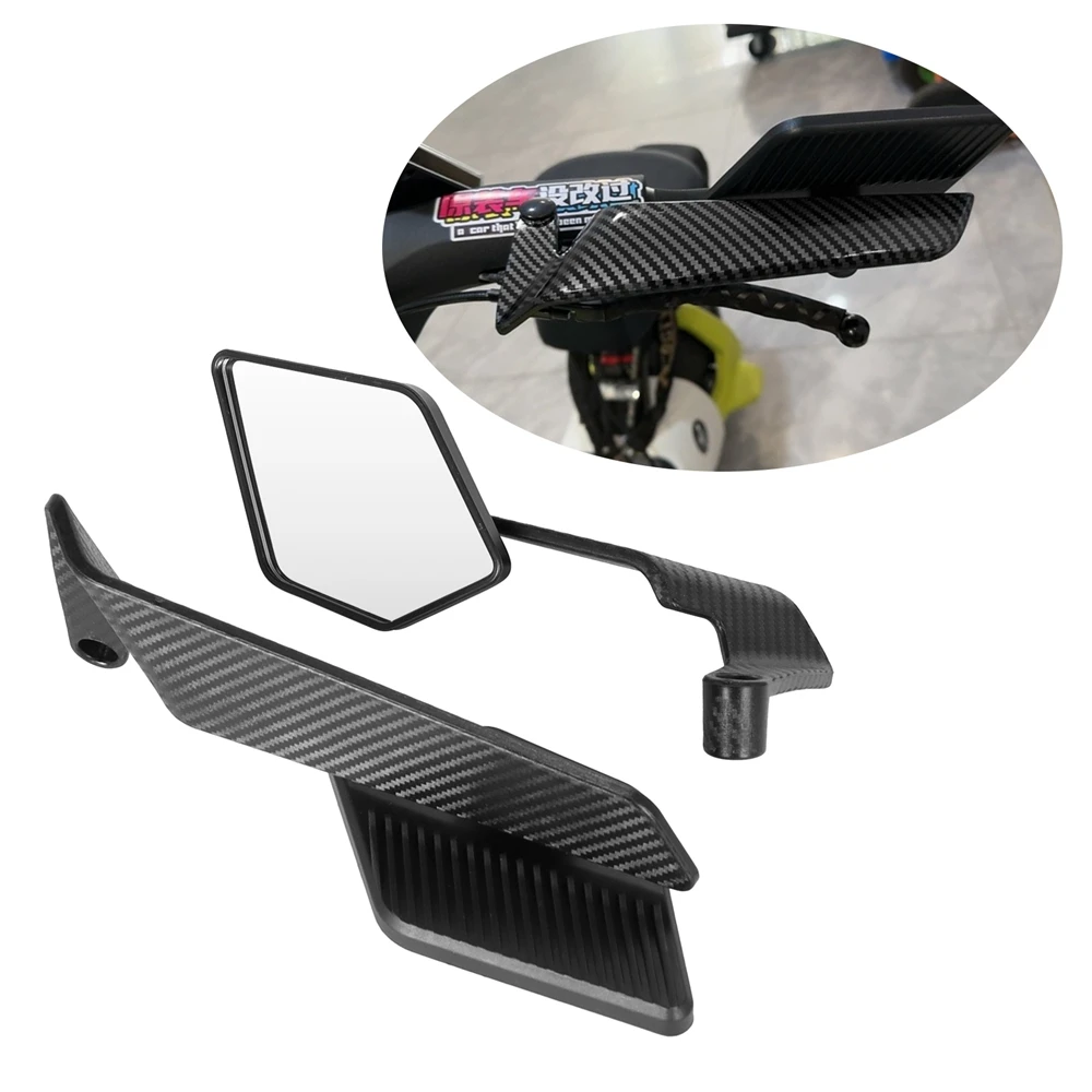 Adjustable Rotation Motorcycle Side Rearview Mirrors for YAMAHA MT07 MT09 Kawasaki Z900 Z750 Z125 DUKE 990 Cycling Accessories
