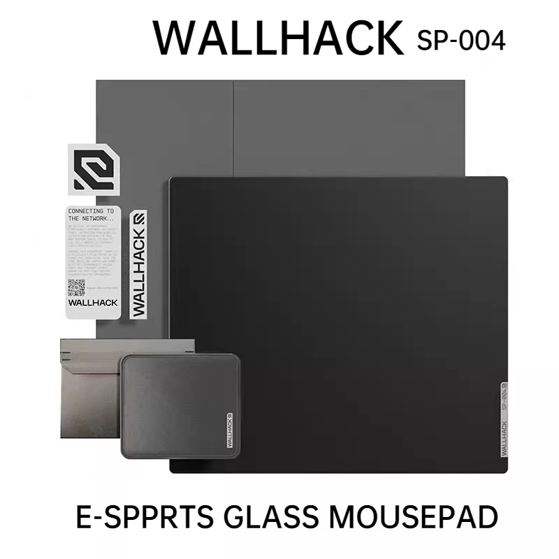 WALLHACK Skypad4.0 Glass Mouse Pad Ultra Silent Precise Control ESport Gaming Mousepad FPS CS TKK Game Original Genuine Product