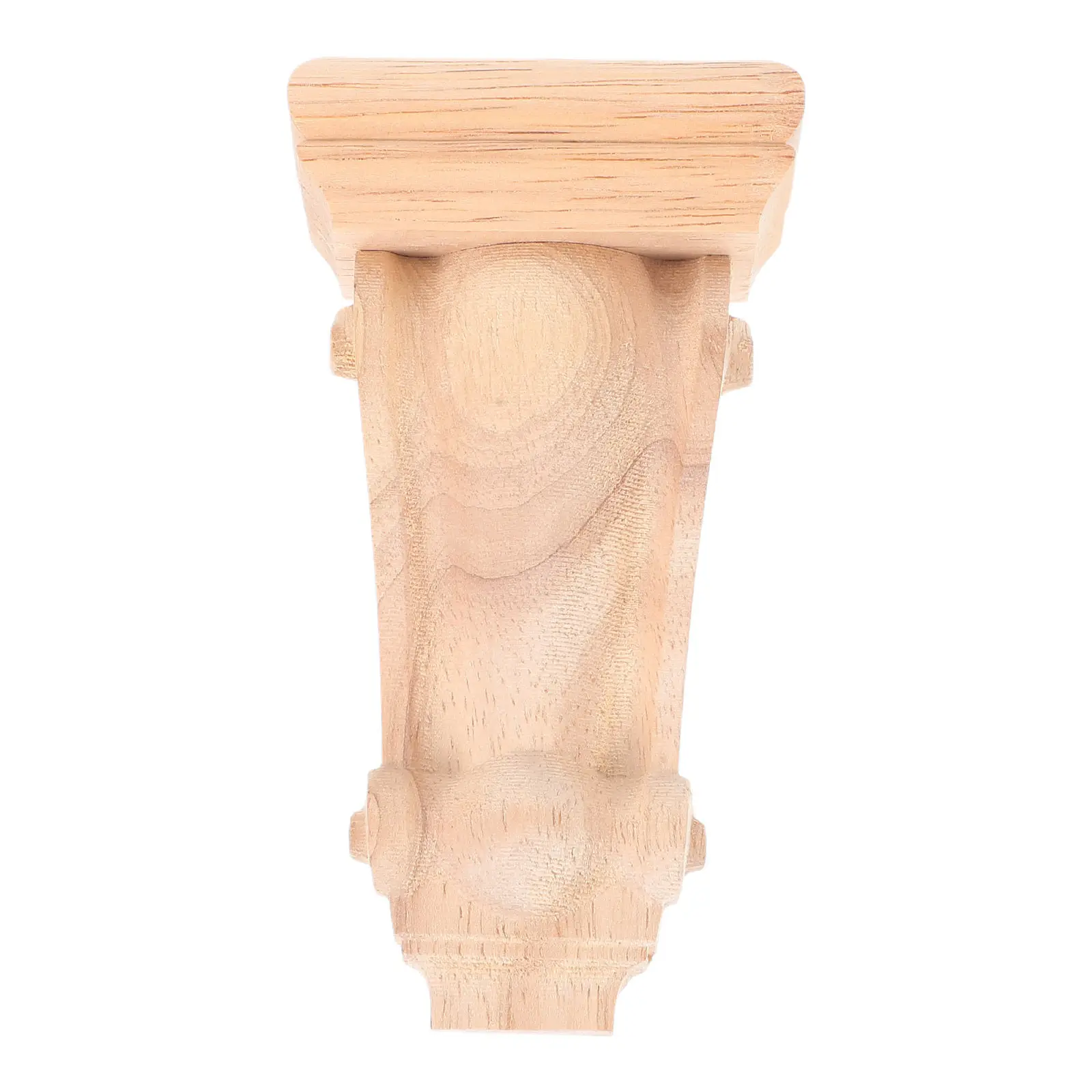 Wood Roman Column Corbels Solid Wood Carved Decorative Corner Shelf Brackets Vintage Wall Trim for Fireplace Mantels Furniture