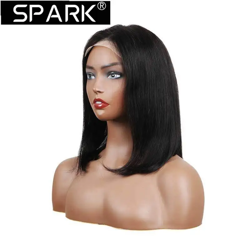 

SPARK Glueless Bye-Bye Knots Wig 4x4/4x6 HD Lace Frontal Bob For Women Brazilian 100% Human Hair PrePlucked Ready To Wear