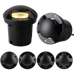 3W 6W 12W Waterproof LED Underground Lamp Outdoor Garden 1/2/4 Side Embedded Floor Buried Spot Yard Path Landscape Deck Lights