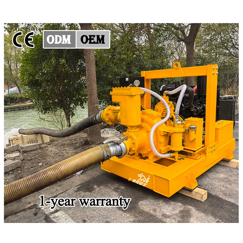 6-inch Customized Fixed Air-cooled   Water Pump Flood Control Centrifugal Pump High Pressure Pump