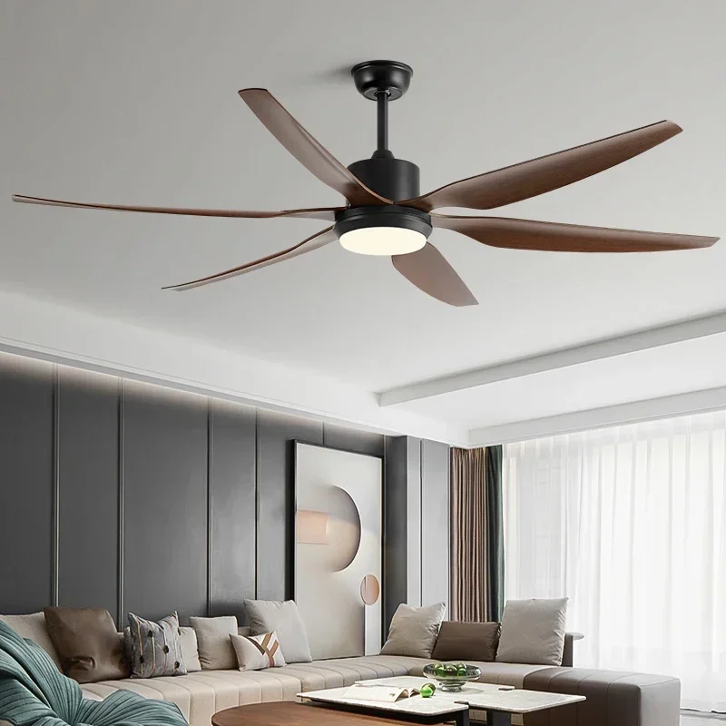 66Inch Ceiling Fan Light Restaurant Living Room Modern Simplicity Fan Llights Led Six leaves Electric Fan Strong Winds 110V 220V