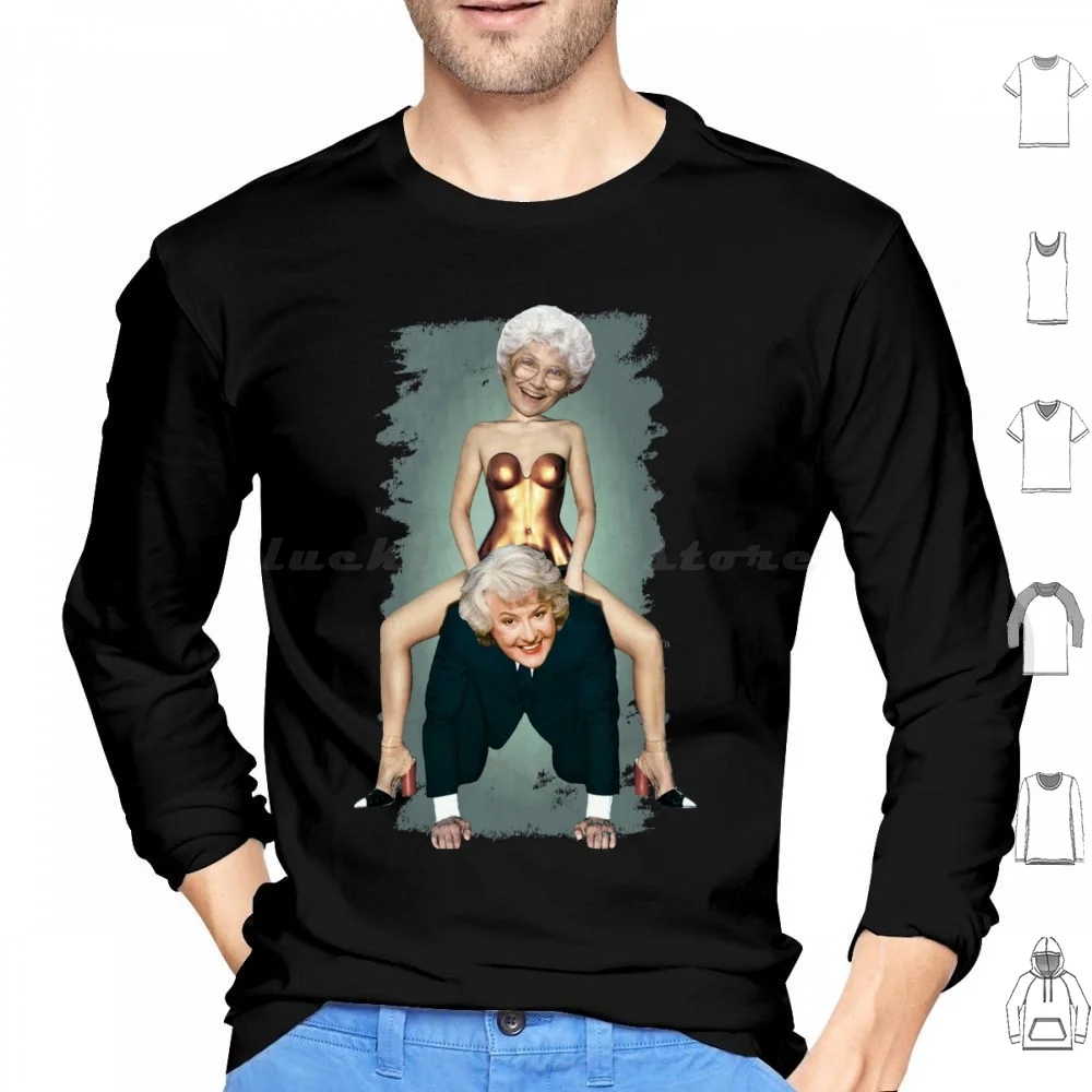 Golden Girls Dorothy And Sophia Hoodies Long Sleeve Golden Girls Dorothy Zbornak Sophia Petrillo Estelle Getty Bea