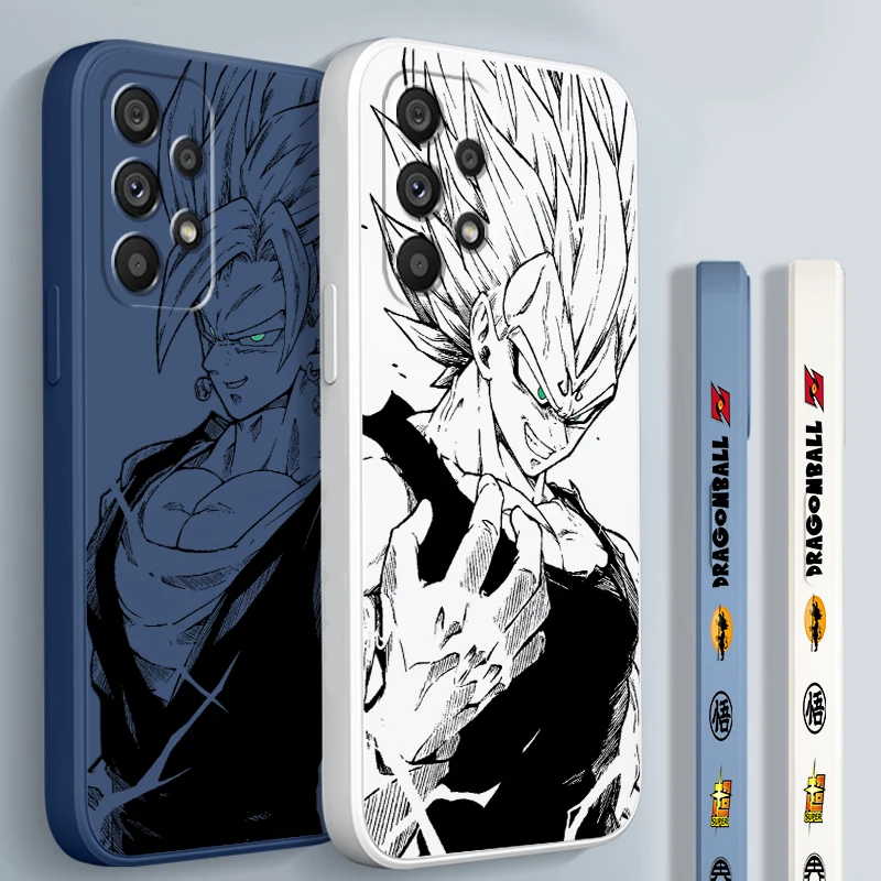 Cartoon Comics D-D-Dragon Ball Liquid Left Rope For Samsung A53 A52 A55 A32 A51 A71 A21S A13 A73 A55 A72 A23 A35 A05 5G Soft