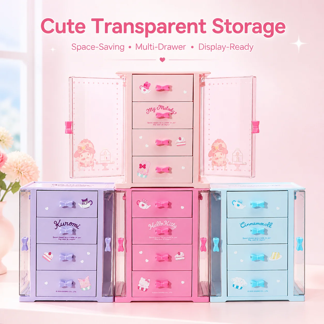 Women Accessories Drawer - Oryginalny organizer na biurko Kitty My