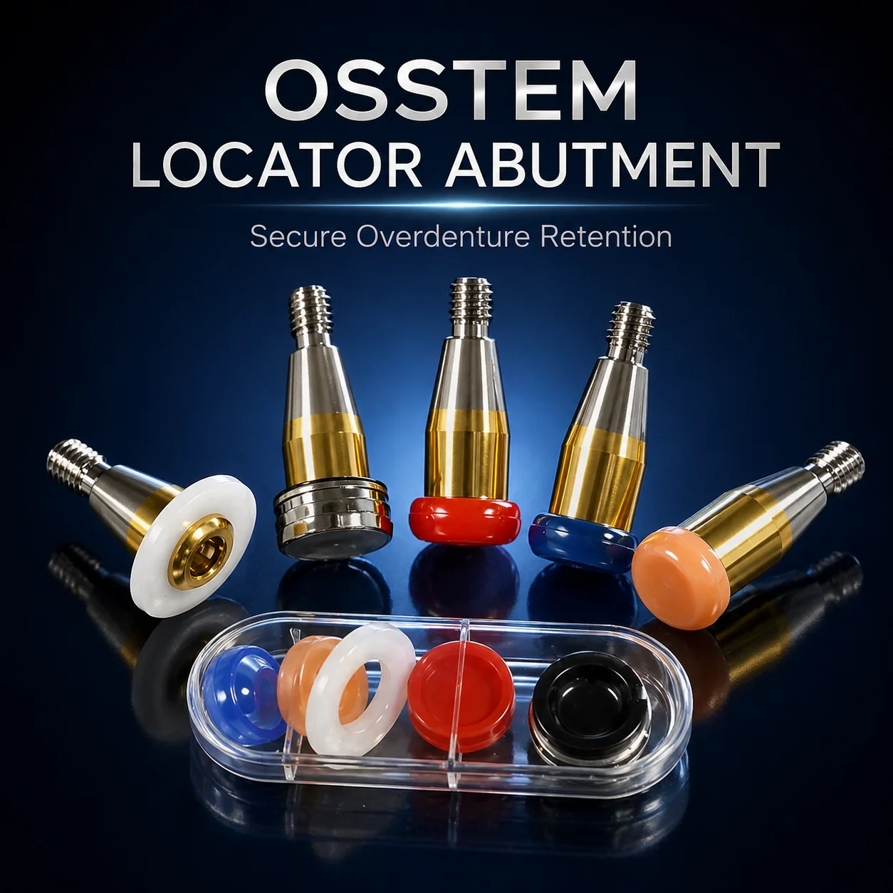 

Локатор-абатмент Osstem Dentium для имплантатов, крепление для ортопедических протезов, аксессуары для серии Dentium, инструмент для зуботехнической лаборатории