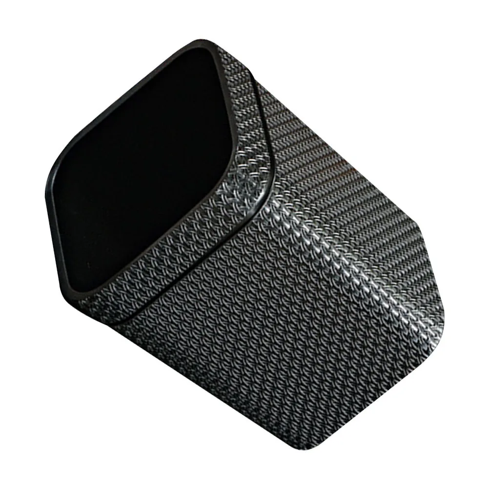 

High Capacity Office Rattan Garbage Bin Plastic Wicker Waste Basket Small Bathroom Trash Can
