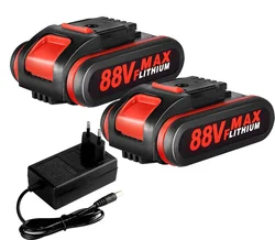 88V Battery for Cordless Impact Drill Battery 88V Power Rechargeable Lithium Ion Battery 88V Electric Saw Wrench Power Tool