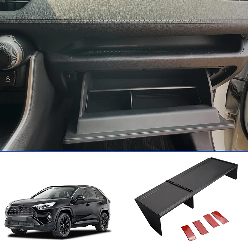 

Tucknbox Car Glove Box Interval Storage Box For Toyota RAV4 XA50 2019 2020 2021 2022 Accessories