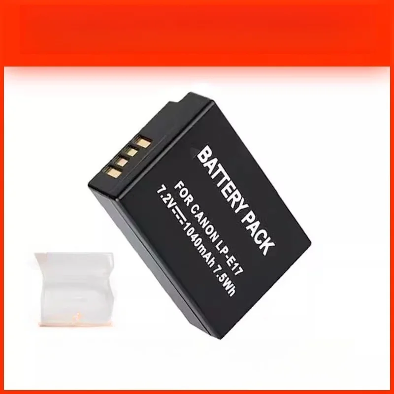 Сменный аккумулятор и зарядное устройство LP-E17 емкостью 1040 мАч для Canon EOS 200D II/750D/760D/800D/850D/R10, литий-ионный аккумулятор с быстрой зарядкой