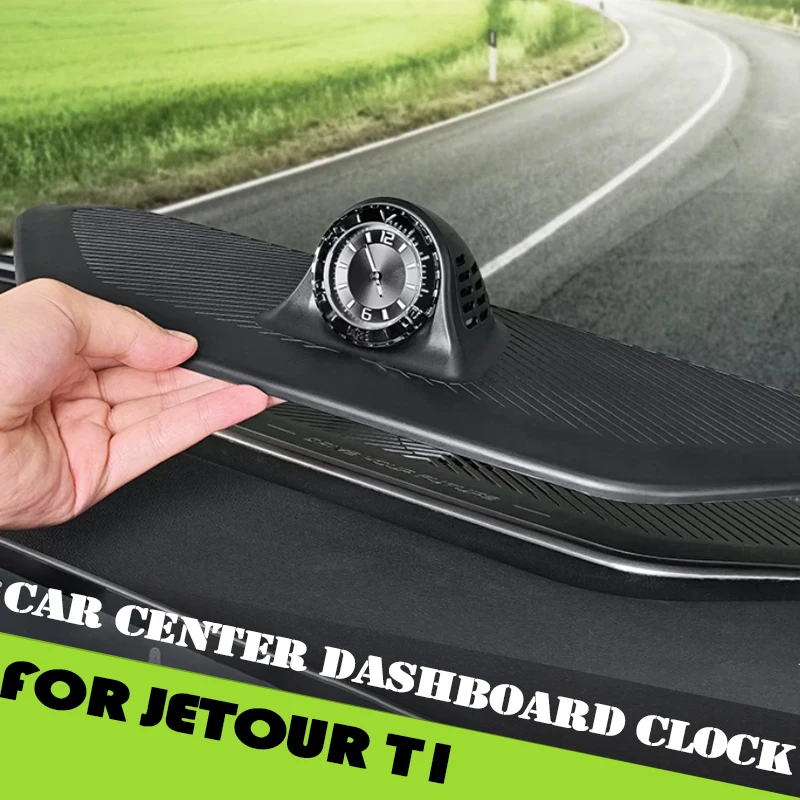 

Car Dashboard Clock Fit for Jetour Shanhai T1 2024 2025 2026 Modified Car Central Control Electronic Quartz Clock Accessories