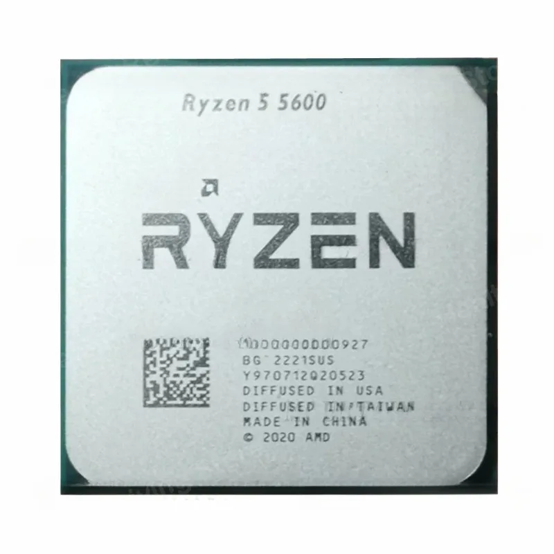 R5 5600 Ryzen 5 5600 R5 5600 3.5 GHz 6-Core 12-Thread CPU Processor 7NM L3=32M  AM4