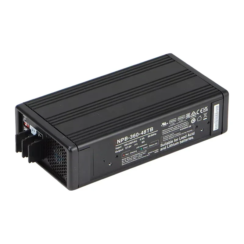 Suitable NPB-360-48TB with PFC 360W 48v Compact Size and Wide Output Range Batteries Charger NPB-360 Series in Stock