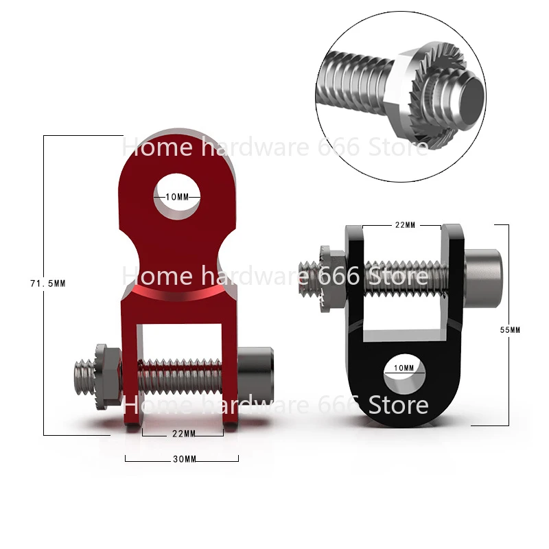 جديد تعديل دراجة نارية مانع الصدمات الخلفي تعليق الداعم سبائك الألومنيوم ارتفاع تمديد موسع المنزلق موتو الملحقات