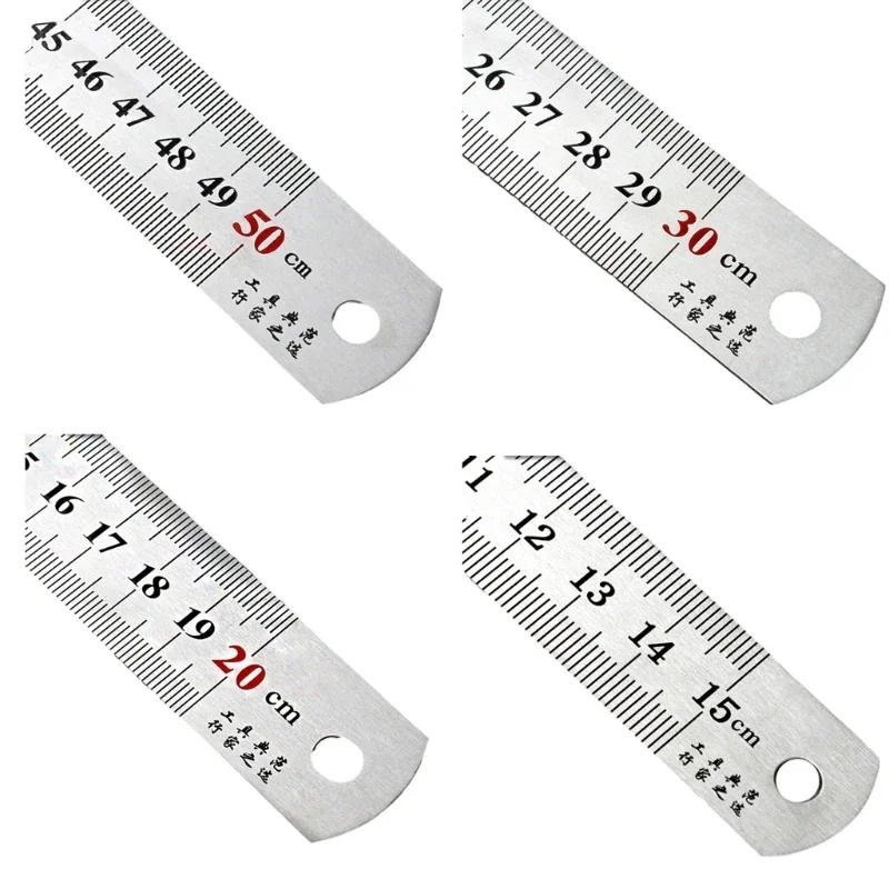 

Stainless Steel Rulers Metal Rulers Precisions Rule Double Side Metric Imperial Precisions Straight Measuring Tool